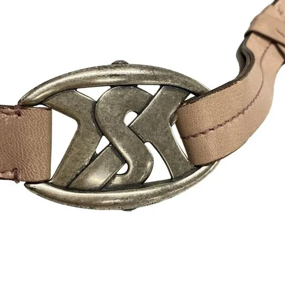 Saint Laurent Yves Rive Gauche Handbag Pink Beige - Picture 15 of 15